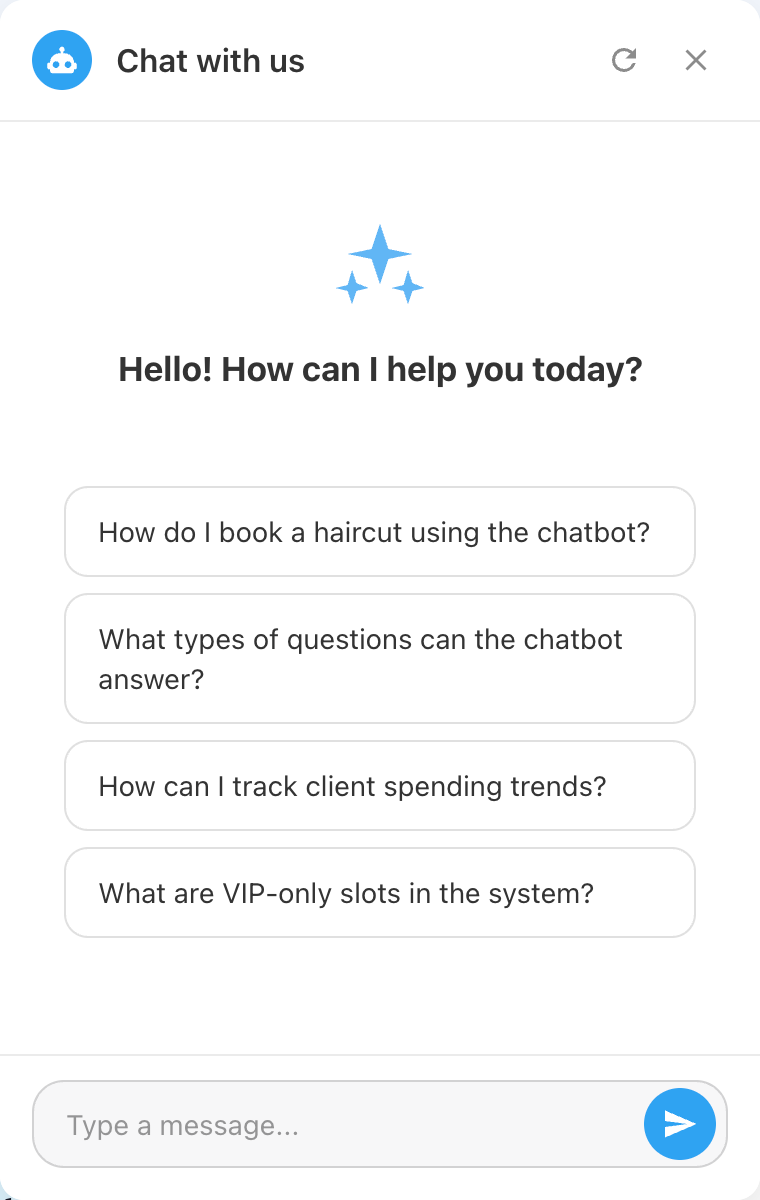 Chat widget